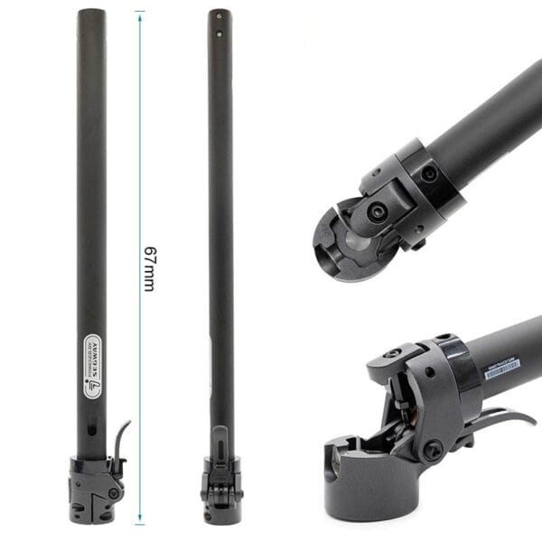 Ninebot F2 Pro taittomekanismi ja pystyputki